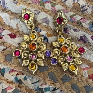 Vintage Clip Large Earring